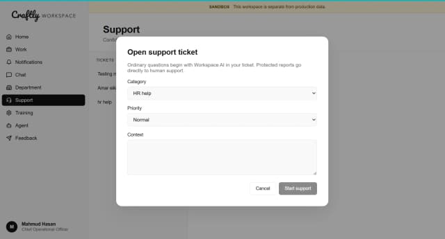 Support Requests Overview