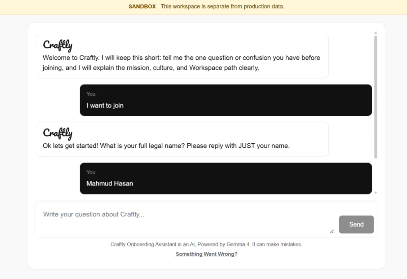 Onboarding Question 2